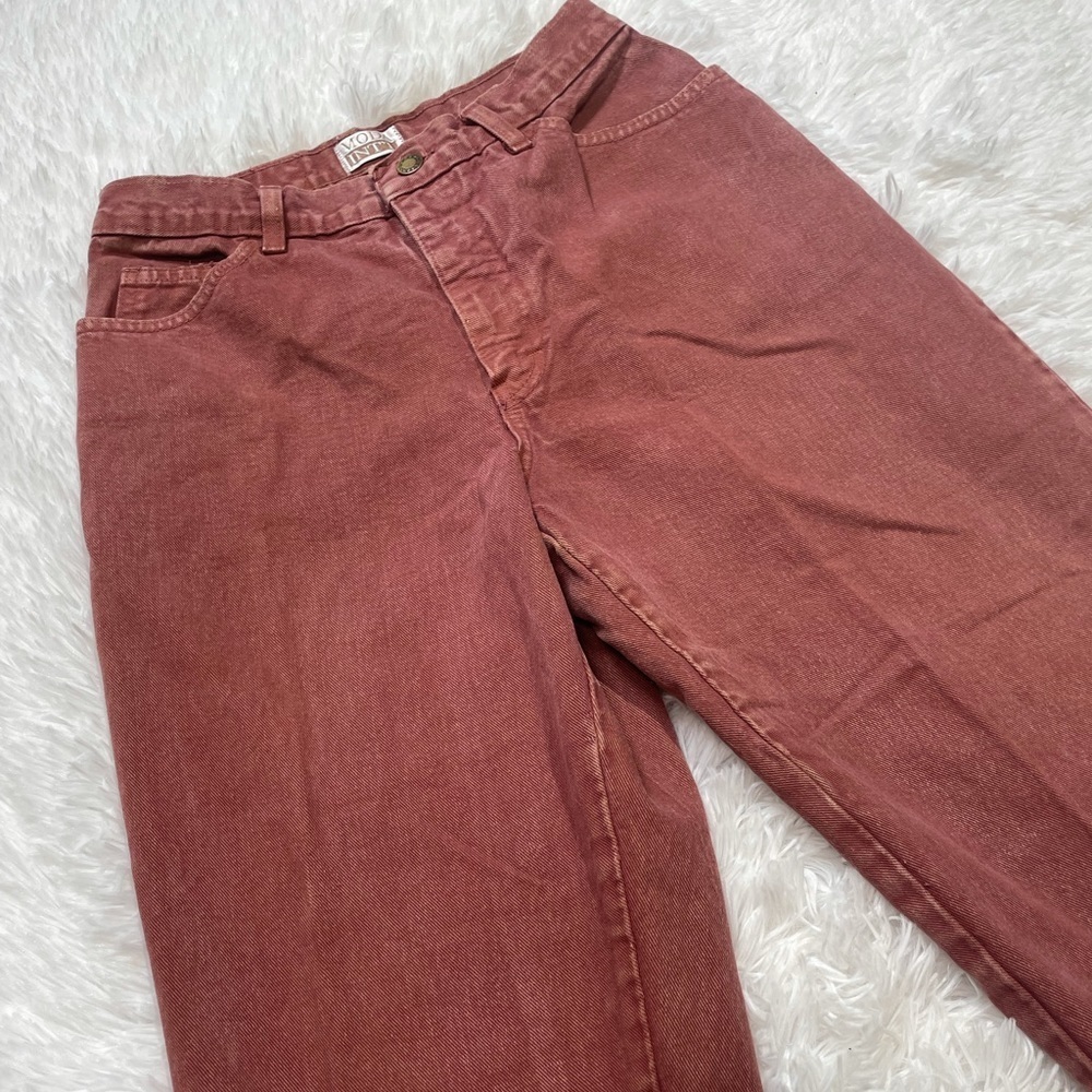 Moda International Vintage Salmon High Waist Jeans